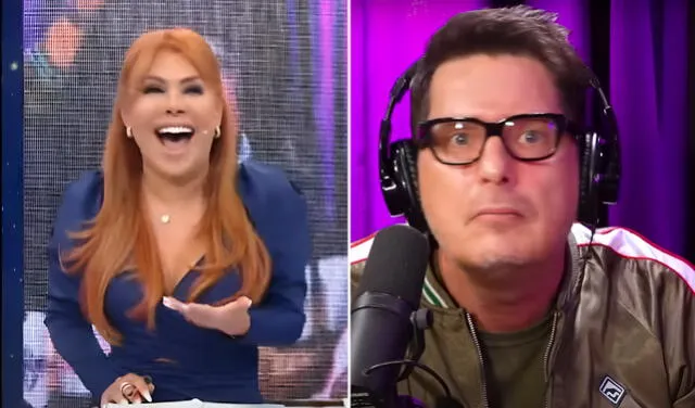  Magaly Medina también reveló si Cristian Rivero habló de ella o no en el podcast de Jesús Alzamora. Foto: composición LR/ATV/La lengua   