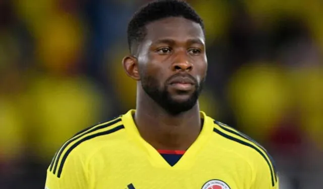  Jefferson Lerma no jugaría ante Perú. Foto: AFP   