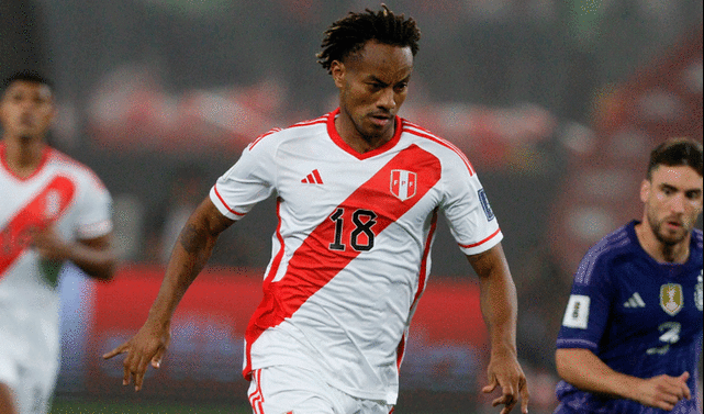 André Carrillo jugó la última Copa América 2024 con la selección peruana. Foto: GLR.   