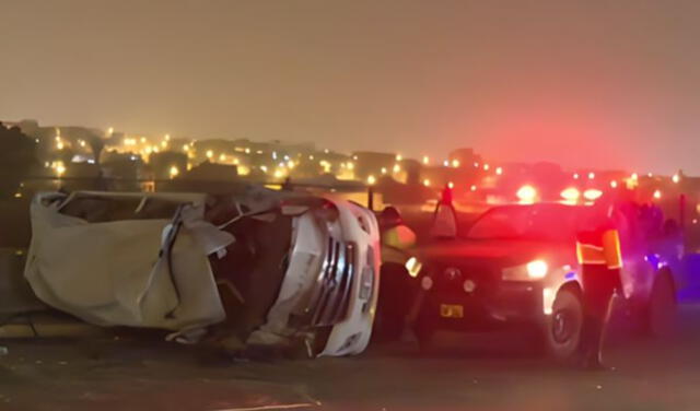 Ladrón provocó un aparatoso accidente en Chorrillos. Foto: Difusión   