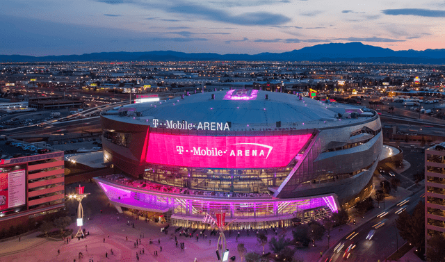 El T-Mobile Arena también sirve como sede para partidos de hockey y conciertos. Foto: Populous   