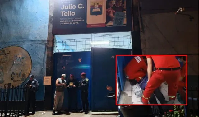 Maestro fue ultimado en la puerta de colegio en Ate. Foto: Cristina Gálvez - LR   