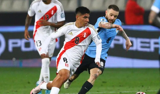 Piero Quispe fue clave en el triunfo de la selección peruana ante Uruguay. Foto: GLR   