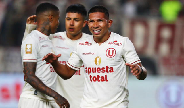 Edison Flores fue uno de los mejores jugadores de Universitario en la temporada. Foto: Universitario 