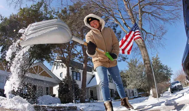 El estado de Nueva York se prepara para recibir el invierno en el mes de diciembre. Foto: AFP.    