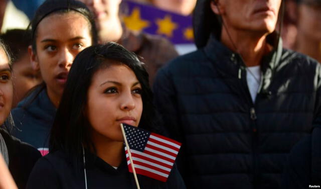  El historial migratorio de Donald Trump incluye intentos de eliminar el programa DACA. Foto: Voz de América   