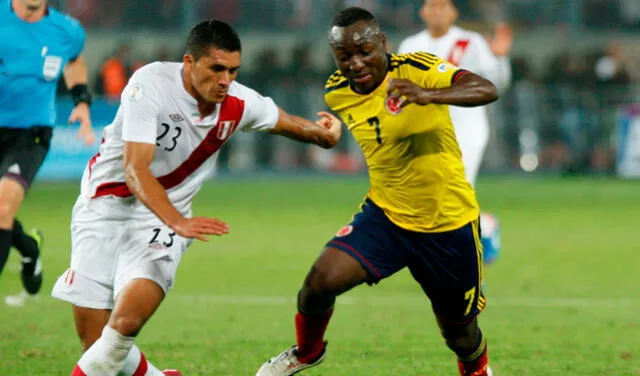  El partido más importante de Jesús Álvarez con la selección peruana fue la derrota ante Colombia por eliminatorias 2014. Foto: AFP    