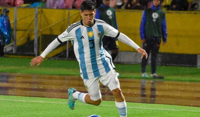  Axel Cabellos no volvió a ser llamado a la selección argentina sub-17 tras el Sudamericano del 2023. Foto: AFA    