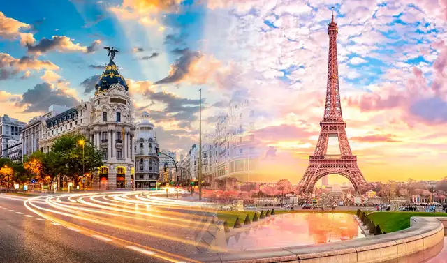  Los países más visitados en 2024 fueron Francia y España. Foto: composición LR/Viajamás.<br><br>    
