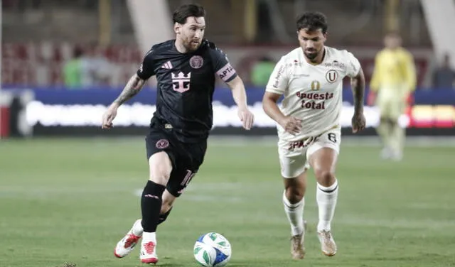 Lionel Messi fue titular ante Universitario. Foto: La República 