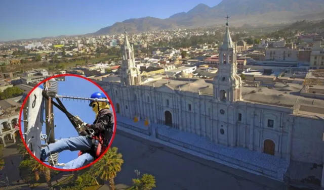  Corte de luz programado en Arequipa por trabajos de mantenimiento de SEAL. Foto: composición LR/Andina   