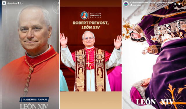 Alianza, Juan Pablo II y Comerciantes saludaron al papa. Foto: captura de Instagram   