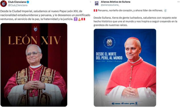 Clubes del sur y norte del país se pronunciaron sobre Prevost. Foto: composición de LR/captura de Cienciano/Alianza Atlético   