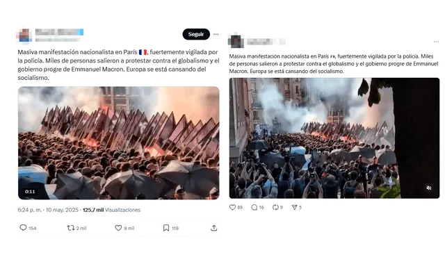 <em> Publicaciones desinformativas por las redes sociales de X y Threads. Foto: capturas de pantalla</em> <em> Publicaciones desinformativas por las redes sociales de X y Threads. Foto: capturas de pantalla</em>