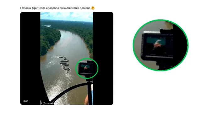 <em> Incongruencias del video viral. Foto: composición LR/captura de pantalla.</em>   