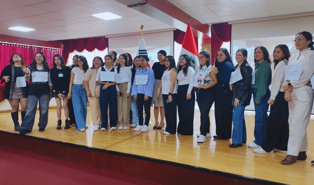 Alumnos del Instituto King Sejong, en la UNMSM. Foto: La República/Marco Carrasco Villanueva Alumnos del Instituto King Sejong, en la UNMSM. Foto: La República/Marco Carrasco Villanueva