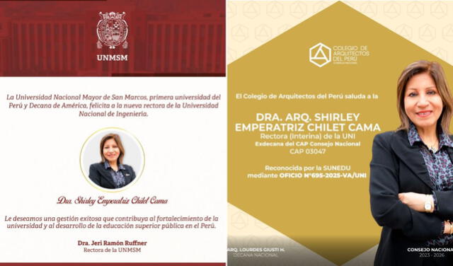 UNI rechaza reconocimiento de rectora interina por parte de UNMSM Y CAP. UNI rechaza reconocimiento de rectora interina por parte de UNMSM Y CAP.