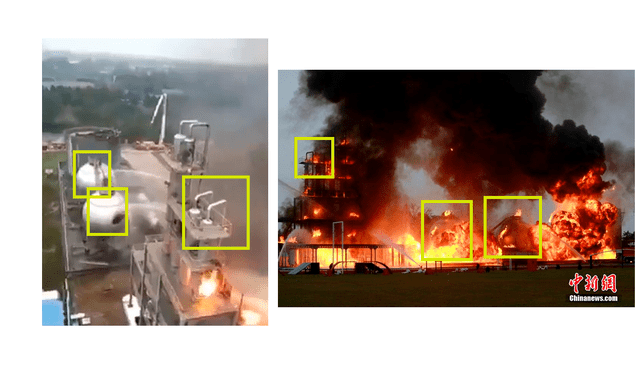 <em> Comparación entre el video del bulo y las fotografías oficiales de <a href="https://photo.china.com.cn/news/2015-11/13/content_37051289_2.htm" target="_blank" rel="nofollow">China News</a>. Foto: composición LR/capturas de pantalla</em> <em> Comparación entre el video del bulo y las fotografías oficiales de <a href="https://photo.china.com.cn/news/2015-11/13/content_37051289_2.htm" target="_blank" rel="nofollow">China News</a>. Foto: composición LR/capturas de pantalla</em>