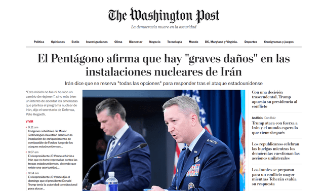 The Washington Post reveló los The Washington Post reveló los