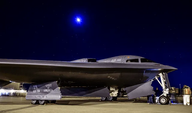 Northrop Grumman, la empresa que fabricó el B-2, sigue modernizando la aeronave. Foto: Northrop Grumman Northrop Grumman, la empresa que fabricó el B-2, sigue modernizando la aeronave. Foto: Northrop Grumman