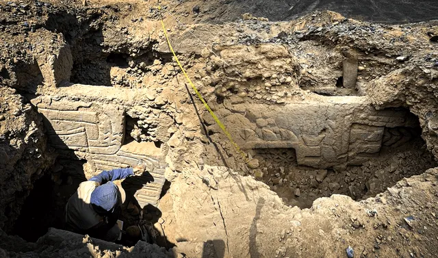  Muros polícromos en el valle de Tanguche. Foto: Gerson Cardoso/LR/PUCP   