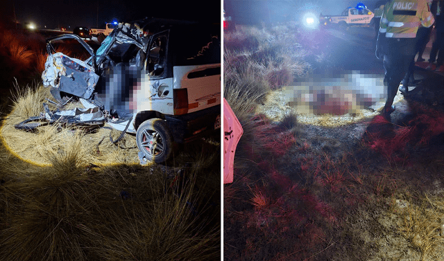 En el vehículo tico viajaban 4 adultos y 3 menores de edad. Foto: composición LR/difusión   