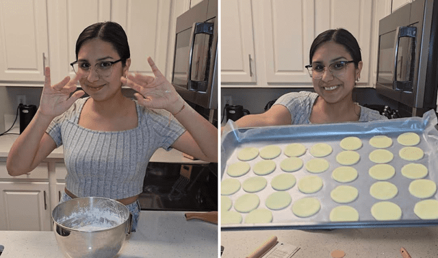 Ximena nos comparte su proceso en la repostería. Foto: Composición LR