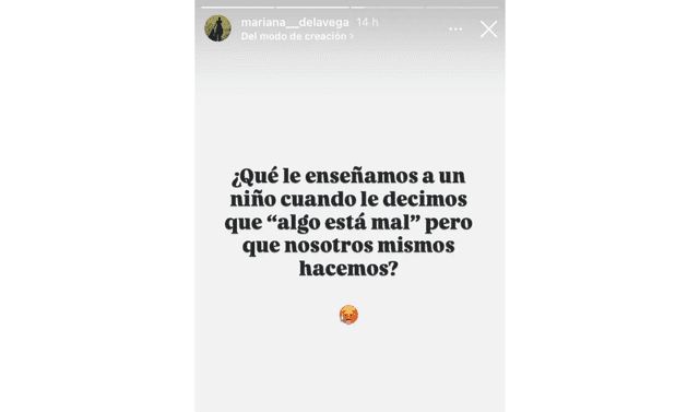  Mariana de la Vega comparte un post sobre educación en los hijos en Instagram tras ruptura de Gustavo Salcedo y Maju Mantilla. Foto: mariana_delavega/Instagram<br>  