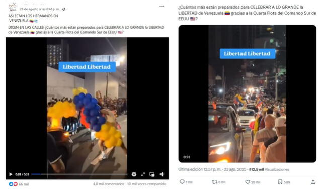 <em>Desinformación sobre Venezuela. Foto: captura de Facebook / X</em>   