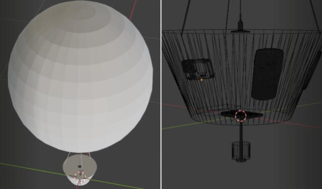 Prototipo del globo aerostático. Foto: La República.   