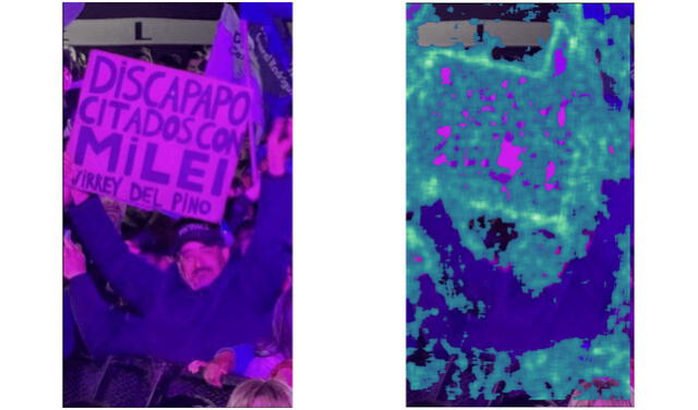 <em> Manipulación digital evidenciada por In VID. Foto: capturas de pantalla/Mala Espina</em>   