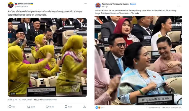 <em> Publicaciones desinformativas por las redes sociales. Foto: capturas de pantalla</em>   