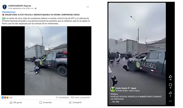 <em> Publicaciones desinformativas por las redes sociales de Facebook. Foto: capturas de pantalla.</em> <em> Publicaciones desinformativas por las redes sociales de Facebook. Foto: capturas de pantalla.</em>