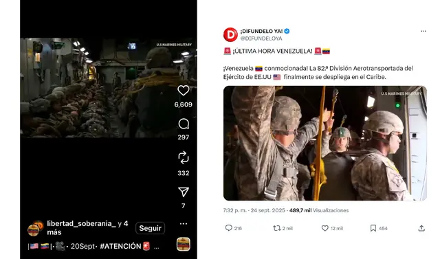 <em> Publicaciones desinformativas por las redes sociales de Instagram y X. Foto: capturas de pantalla.</em>   