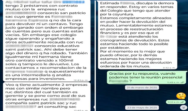 Fernanda descubrió que otras personas habían pasado por una situación similar a través de préstamos de dinero. Foto: cortesía/composición LR Fernanda descubrió que otras personas habían pasado por una situación similar a través de préstamos de dinero. Foto: cortesía/composición LR