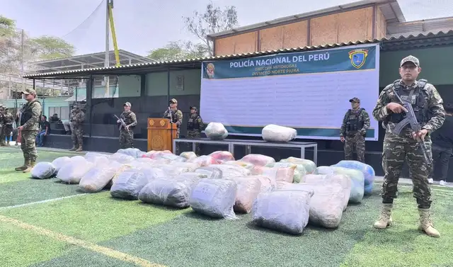 El general Guerra indicó que el operativo se enmarca en un contexto de grandes cosechas de marihuana.   
