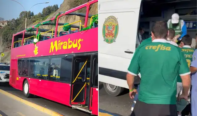 Ciudadano brasileño falleció tras caer desde el segundo piso del mirabus. Foto: Composición LR   
