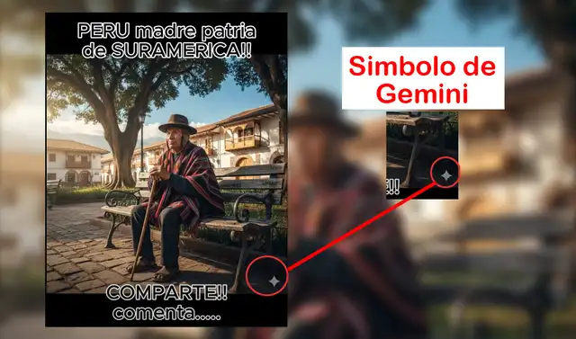 <em> Identificación del símbolo de Gemini. Foto: edición LR/captura de pantalla</em> <em> Identificación del símbolo de Gemini. Foto: edición LR/captura de pantalla</em>