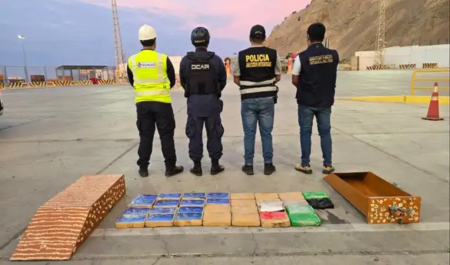 Autoridades incautaron 39 kilos de cocaína. Autoridades incautaron 39 kilos de cocaína.