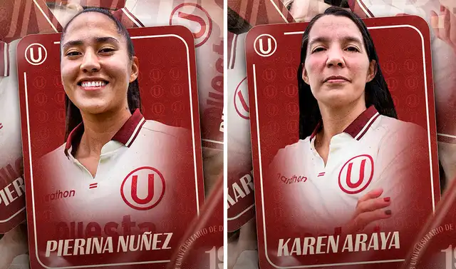  Pierina Núñez y Karen Araya vienen de España y Francia, respectivamente. Foto: composición/Universitario   