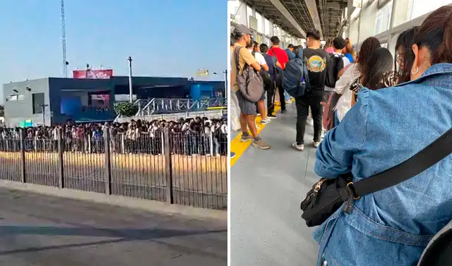 Demoras en la llegada de buses por accidente del Metropolitano. Foto: Mabel Alva   