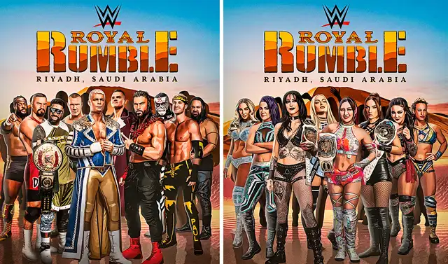 30 luchadores y 30 luchadoras irán por la gloria en Royal Rumble 2026. Foto: composición de LR/ESPN 30 luchadores y 30 luchadoras irán por la gloria en Royal Rumble 2026. Foto: composición de LR/ESPN