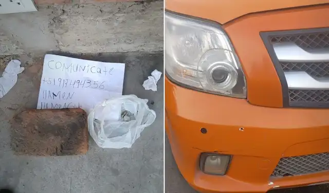  Extorsionadores dejaron número telefónico junto a munición. Foto: Elvis Cairo / La República.   