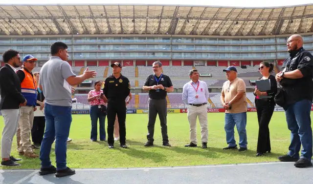 Inspección de la Conmebol. Inspección de la Conmebol.