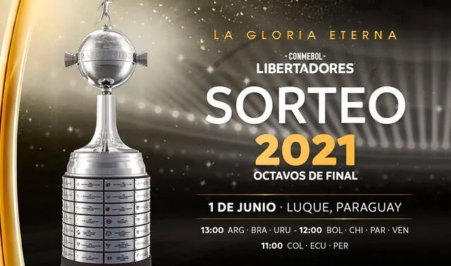 Este martes 1 de junio se conocerán los octavos de final y llaves definidas. Foto: Conmebol Libertadores