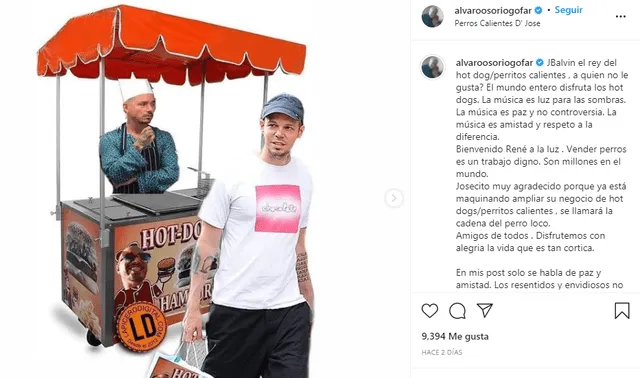 Alvaro Osorio y J Balvin