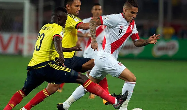 Perú y Colombia se verán las caras este jueves 3 de junio en el Estadio Nacional. Foto: AFP