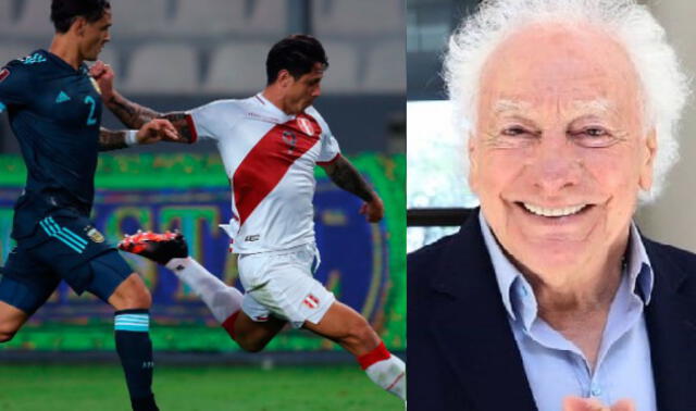 Perú vs. Argentina: Guillermo Cóppola mostró su apoyo a amabas selecciones. Foto: Composición/EFE