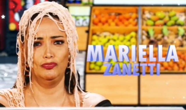 Mariella Zanetti regresa a la televisión después de años de ausencia. Foto: captura de El gran chef: famosos   