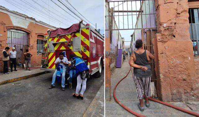 Incendio en La Victoria no dejó heridos. Foto: composición La República/Grace Mora   